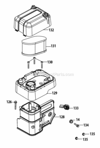 178-Lu_Air_Cleaner Diagram and Parts List for 178-LU  MTD Engine