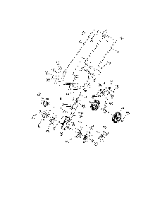 Cultivator assembly Diagram and Parts List for 21A5144R799  MTD Cultivator