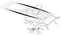 Part Location Diagram of 603-04303E MTD Frame Assembly