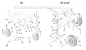 Part Location Diagram of 603-04148C MTD Front Pivot Axle