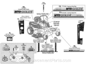 Part Location Diagram of 777I22770 MTD LABEL-HANDLE HEIGHT