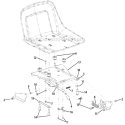 Page K Diagram and Parts List for 17AD2ACP004 RZT-50 2008 MTD Lawn Tractor