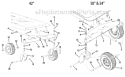Page D Diagram and Parts List for 17AD2ACP004 RZT-50 2008 MTD Lawn Tractor
