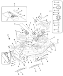 Part Location Diagram of 703-05825C-0637 MTD Idler Arm