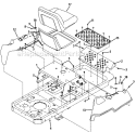 Part Location Diagram of 603-04663-0691 MTD Seat Assembly