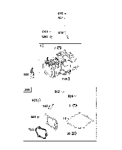 Cylinder Diagram and Parts List for 12A-A15W793  MTD Lawn Mower