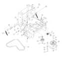 Page B Diagram and Parts List for 180H  MTD Lawn Mower