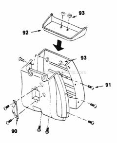 Part Location Diagram of 912-3071 MTD Hex Sems Nut #10-32