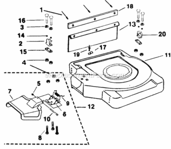 Base_Assembly Diagram and Parts List for 181-424D045  MTD Lawn Mower