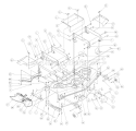 Page B Diagram and Parts List for 1848F 55AF3C5M195 MTD Lawn Mower