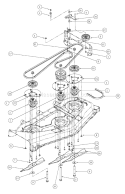 Page C Diagram and Parts List for 1848F 55AF3C5M195 MTD Lawn Mower