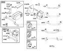 Page Y Diagram and Parts List for 1852H 55AF3C5T195 MTD Lawn Mower