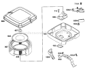 Part Location Diagram of BS-805631 MTD Retainer-Air Filter