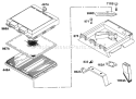 Page D Diagram and Parts List for 1852H 55AF3C5T195 MTD Lawn Mower