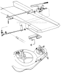 Page B Diagram and Parts List for 190-798-121 1987 MTD Lawn Tractor