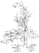 Page A Diagram and Parts List for 190-935-000 1989 MTD Lawn Tractor