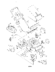 Lawn mower Diagram and Parts List for 54M7  MTD Lawn Mower