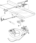 Page B Diagram and Parts List for 196-798-709 1986 MTD Lawn Tractor