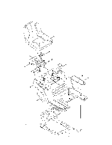 Seat/fender Diagram and Parts List for 13AL47ST099  MTD Lawn Tractor