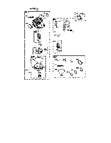 Carburetor Diagram and Parts List for 12AVP7BB799  MTD Lawn Mower