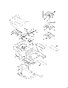 Part Location Diagram of 757-04084A MTD Seat-med back yellow