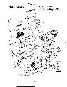 21" rotary mower Diagram and Parts List for 112-816R000  MTD Lawn Mower