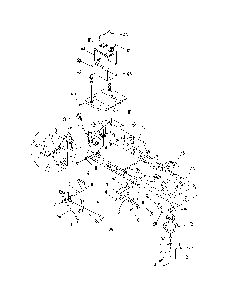 Frame & pto lift Diagram and Parts List for 13AJ791G731  MTD Lawn Tractor