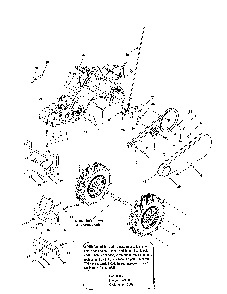 Wheels/bumper Diagram and Parts List for 21AB455C730  MTD Tiller