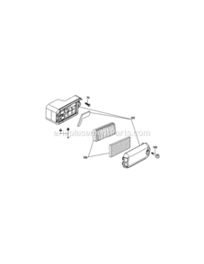 1P65Tg_Air_Cleaner Diagram and Parts List for 1P65TG  MTD Engine