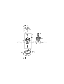 1P65Tg_Flywheel_And_Shroud Diagram and Parts List for 1P65TG  MTD Engine
