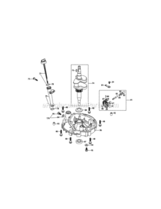 1P70C0A_Crankshaft Diagram and Parts List for 1P70C0A  MTD Engine