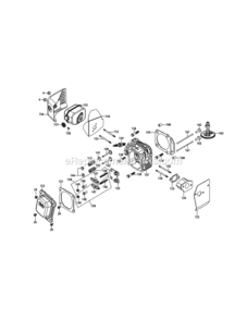 1P70C0A_Cylinder_Head Diagram and Parts List for 1P70C0A  MTD Engine
