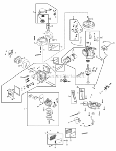 Engine_Assembly_1P70Fua Diagram and Parts List for 1P70FUA  MTD Engine