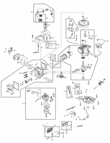 Engine_Assembly_1P70Fu Diagram and Parts List for 1P70FU  MTD Engine