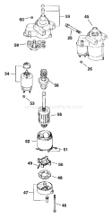 Page R Diagram and Parts List for 2054F 55AF3B6K195 MTD Lawn Mower