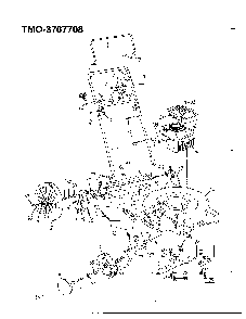 4.5hp 22" rotary mower Diagram and Parts List for 3707708  MTD Lawn Mower