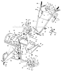 Page C Diagram and Parts List for 210-405-013 1990 MTD Tiller
