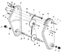 Page A Diagram and Parts List for 210-405-031 1990 MTD Tiller