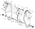 Page A Diagram and Parts List for 210-405-103 1990 MTD Tiller