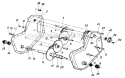 Page A Diagram and Parts List for 210-406-121 1990 MTD Tiller