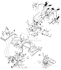 Page A Diagram and Parts List for 210-430-000 1990 MTD Tiller