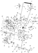 Part Location Diagram of 720-0184 MTD Handle Grip