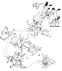 Page A Diagram and Parts List for 210430 1990 MTD Tiller