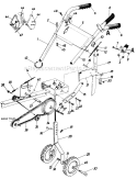 Part Location Diagram of 784-0037A MTD Handle Panel