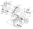Page B Diagram and Parts List for 211-020-192 1991 MTD Tiller