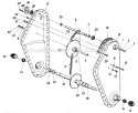 Page B Diagram and Parts List for 211-405-192 1991 MTD Tiller