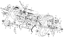 Page C Diagram and Parts List for 211-430-054 1991 MTD Tiller