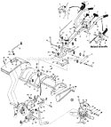 Page A Diagram and Parts List for 211-430-130 1991 MTD Tiller