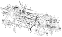 Page C Diagram and Parts List for 211-430-130 1991 MTD Tiller