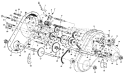 Page C Diagram and Parts List for 211-430-206 1991 MTD Tiller